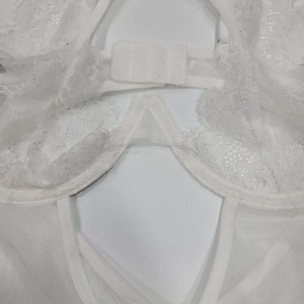 Lace Mesh Cut-out Teddy Bodysuit Lingerie - Picture 6 of 7